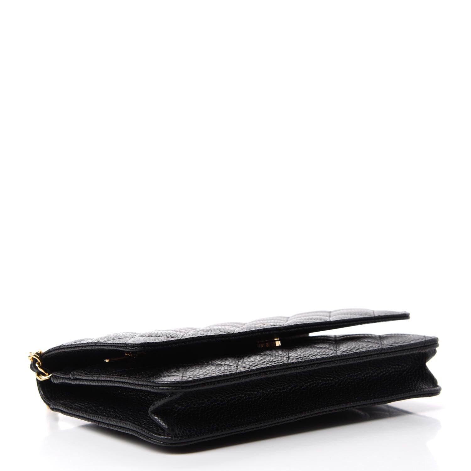 Chanel Caviar Quilted Wallet On Chain WOC Black 4 of 12