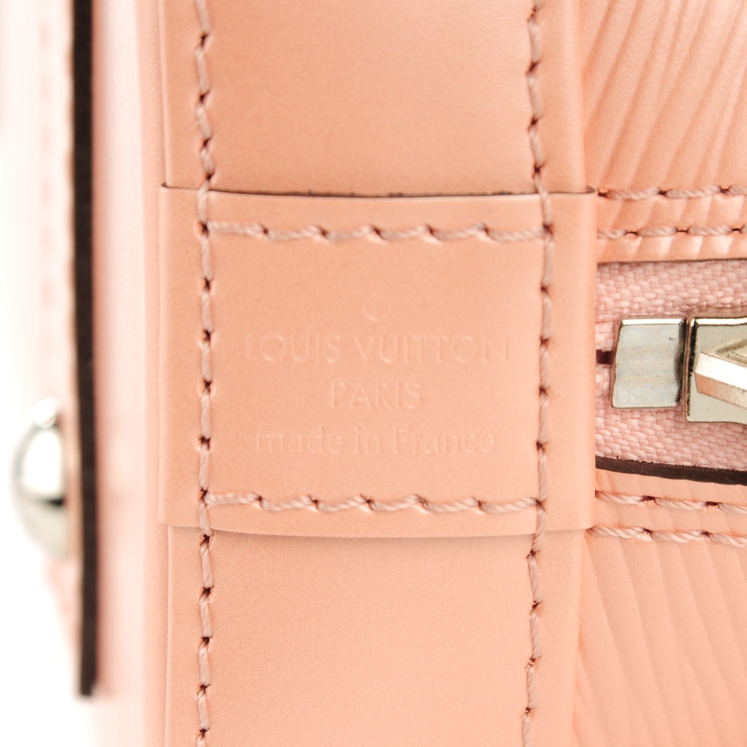 Louis Vuitton Epi Alma BB Rose Nacre 6 of 7