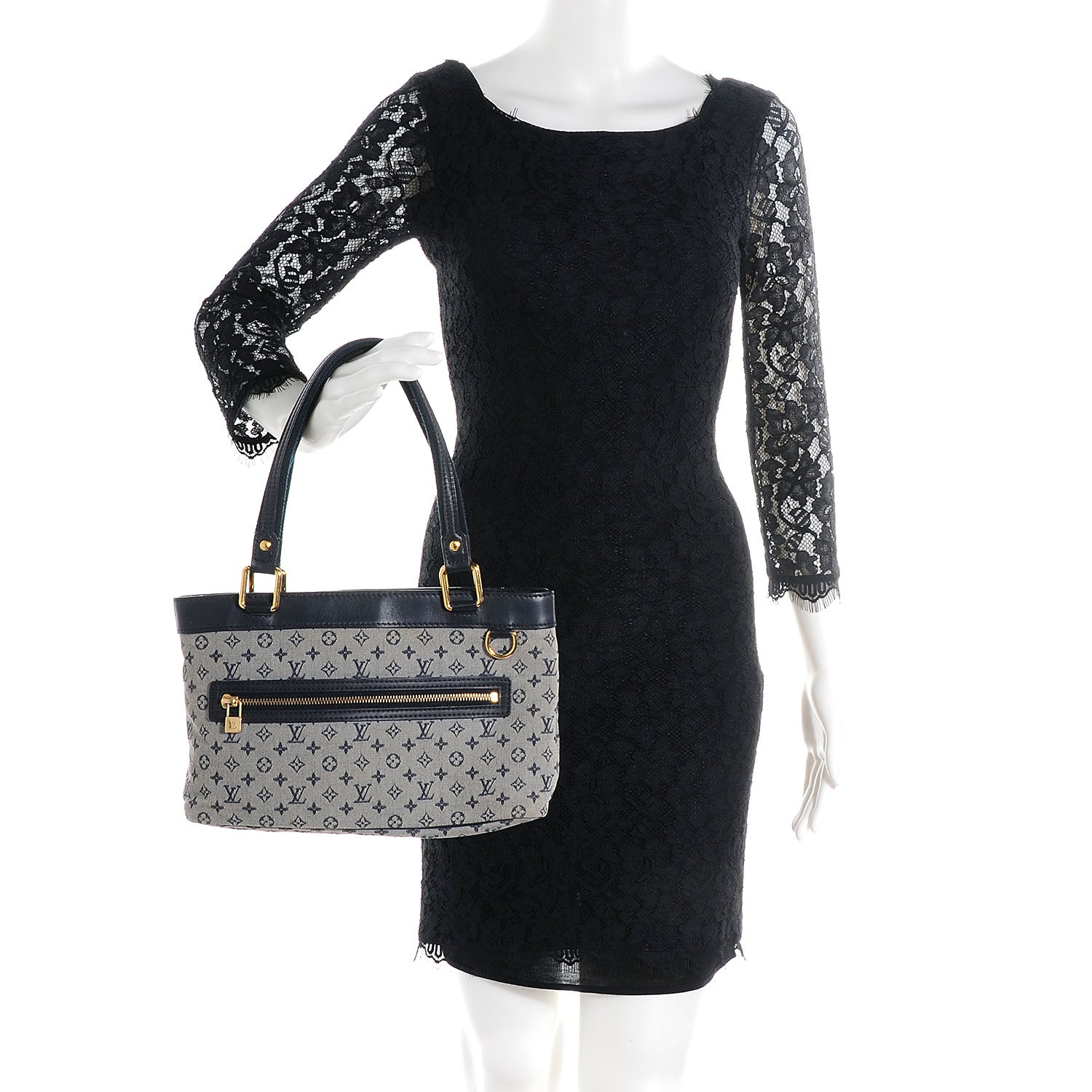 Louis Vuitton Mini Monogram Lucille PM Blue 2 of 7