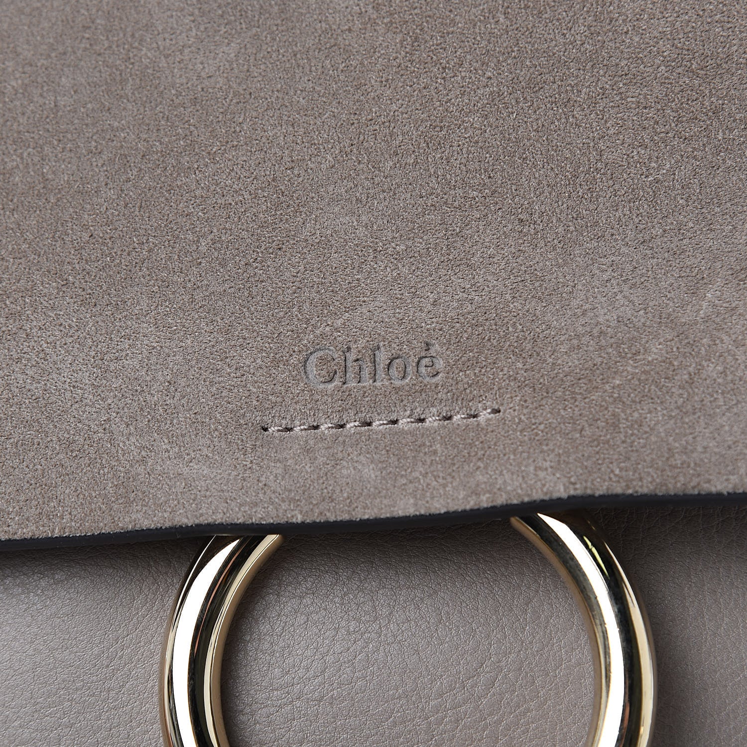 Chloe Suede Calfskin Small Faye Backpack 10 of 10