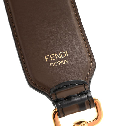 Fendi Vitello Century Bi-Color FF 1974 Embossed Strap You Maya Black 3 of 4