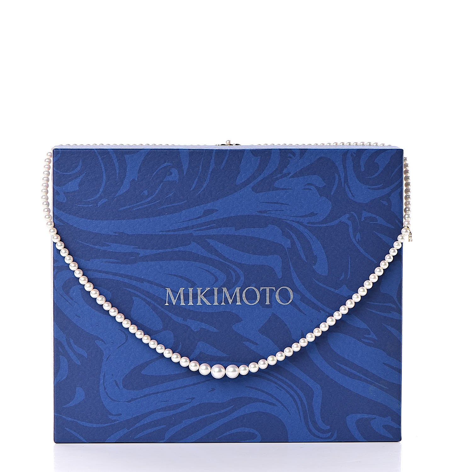 Mikimoto 18K Yellow Gold Akoya Pearl 3.5-8mm Graduated Strand Necklace 23.5" 6 of 6