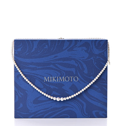 Mikimoto 18K Yellow Gold Akoya Pearl 3.5-8mm Graduated Strand Necklace 23.5" 6 of 6