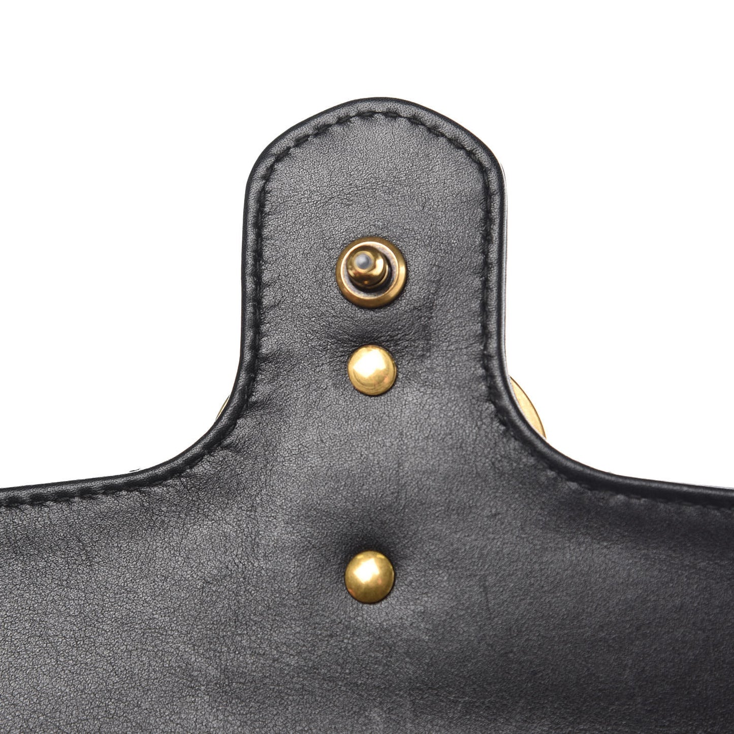 Calfskin Matelasse Mini GG Marmont Shoulder Bag Black