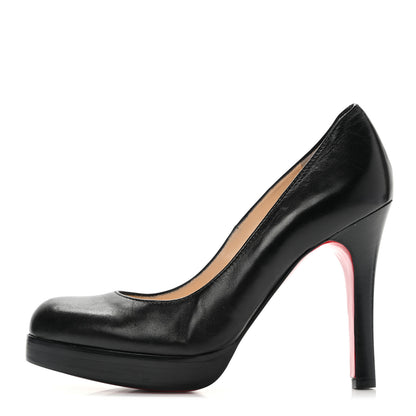 Christian Louboutin Kid Bruges 120 Pumps 35.5 Black 1 of 8