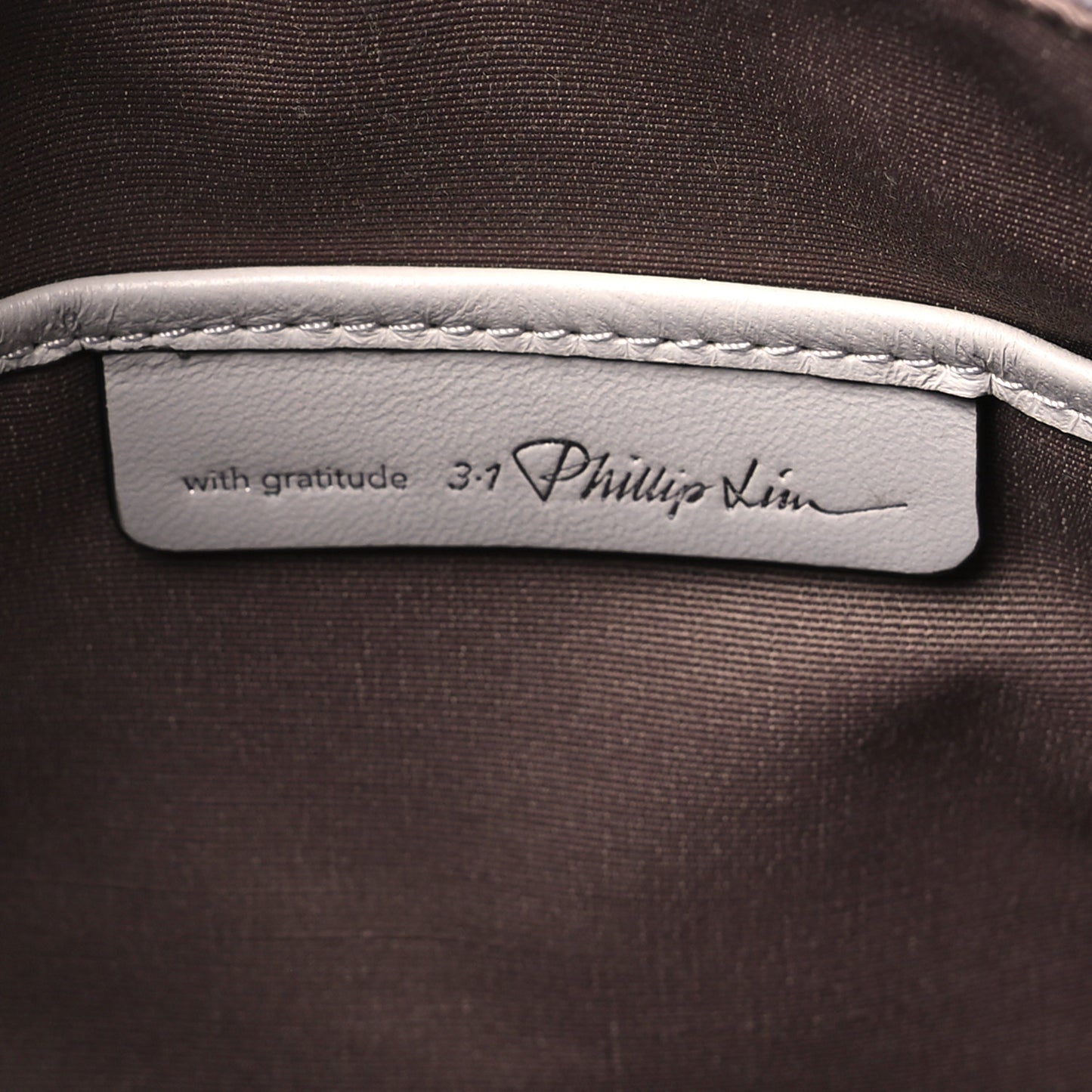 Calfskin Moto Mini Pashli Satchel Stone