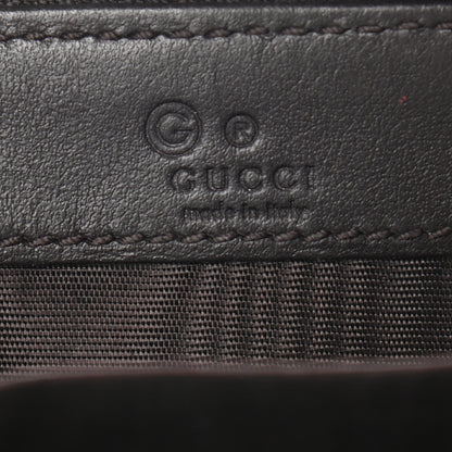 Gucci Guccissima Zip Around Coin Purse Wallet Dark Brown 6 of 8