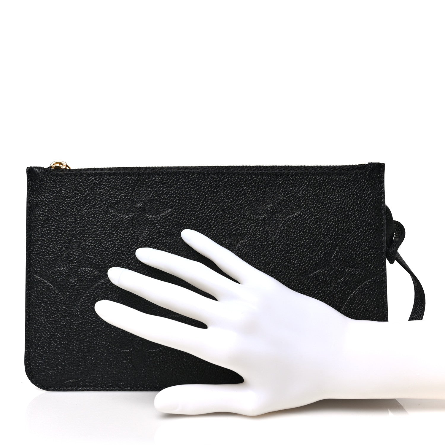 Louis Vuitton Empreinte Monogram Giant Neverfull MM Pochette Black 2 of 5