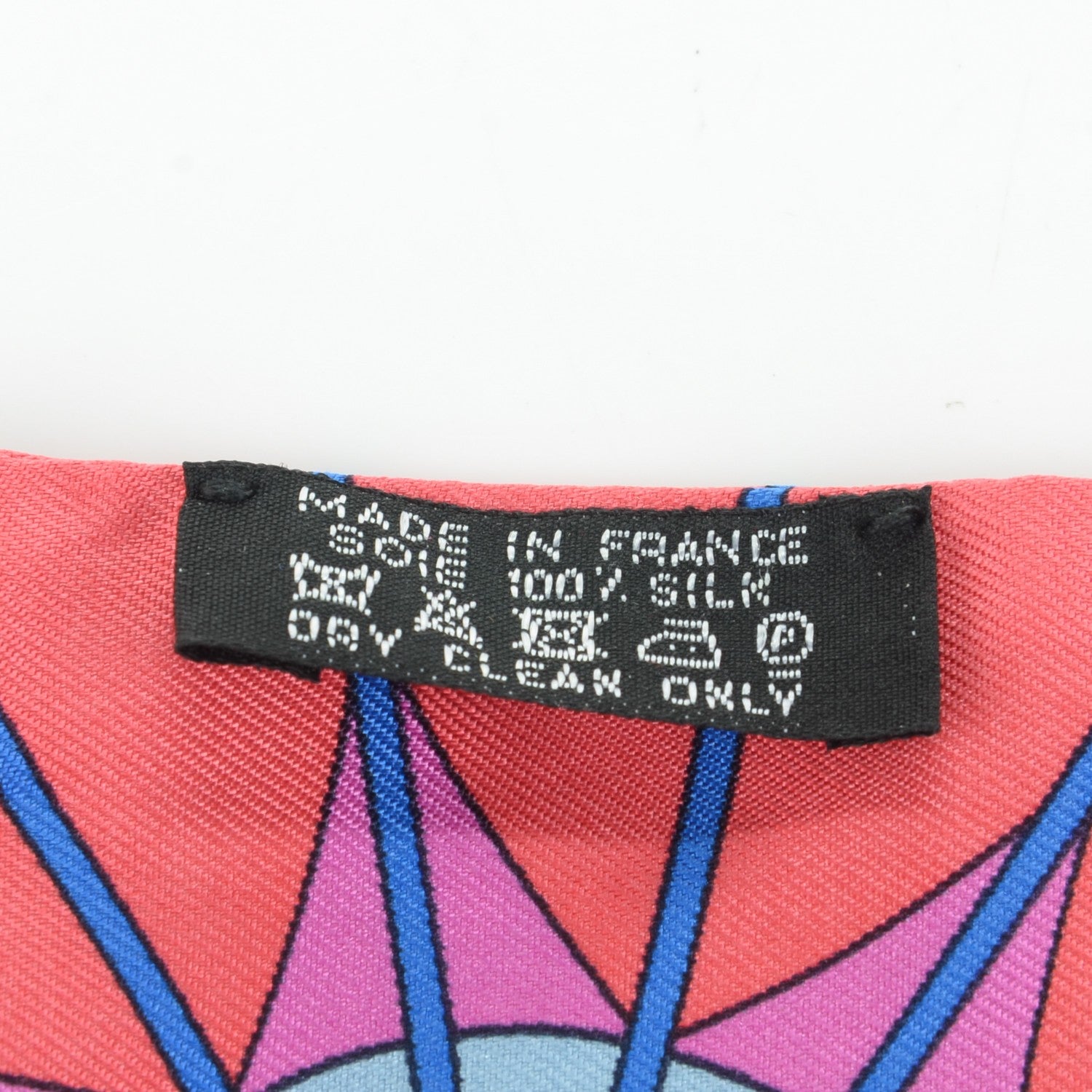 Hermes Silk Rose de Compas Twilly Turquoise Fuchsia Bleu 3 of 5