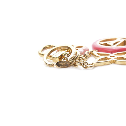 Louis Vuitton Colorline Bag Charm Key Holder Pink Glitter 3 of 4
