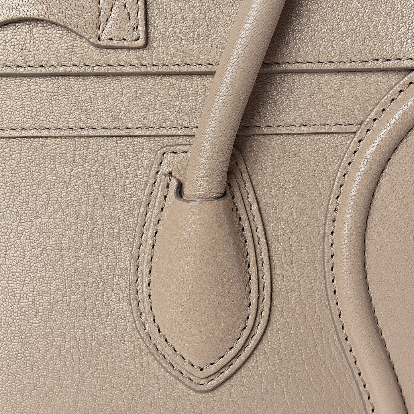 Goatskin Mini Luggage Sand