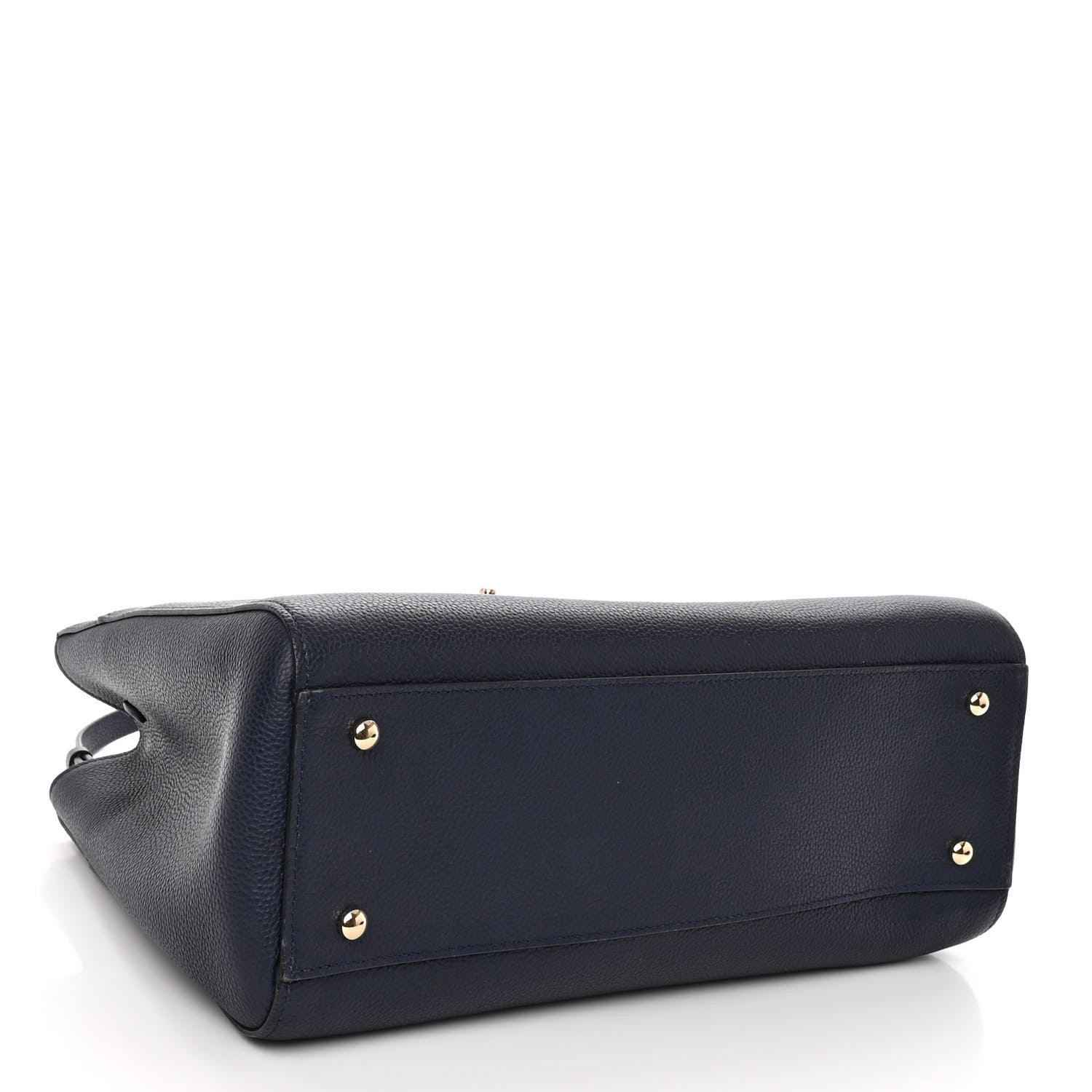 Chanel Grained Calfskin Small Neo Executive Shopper Tote Dark Blue 4 of 10