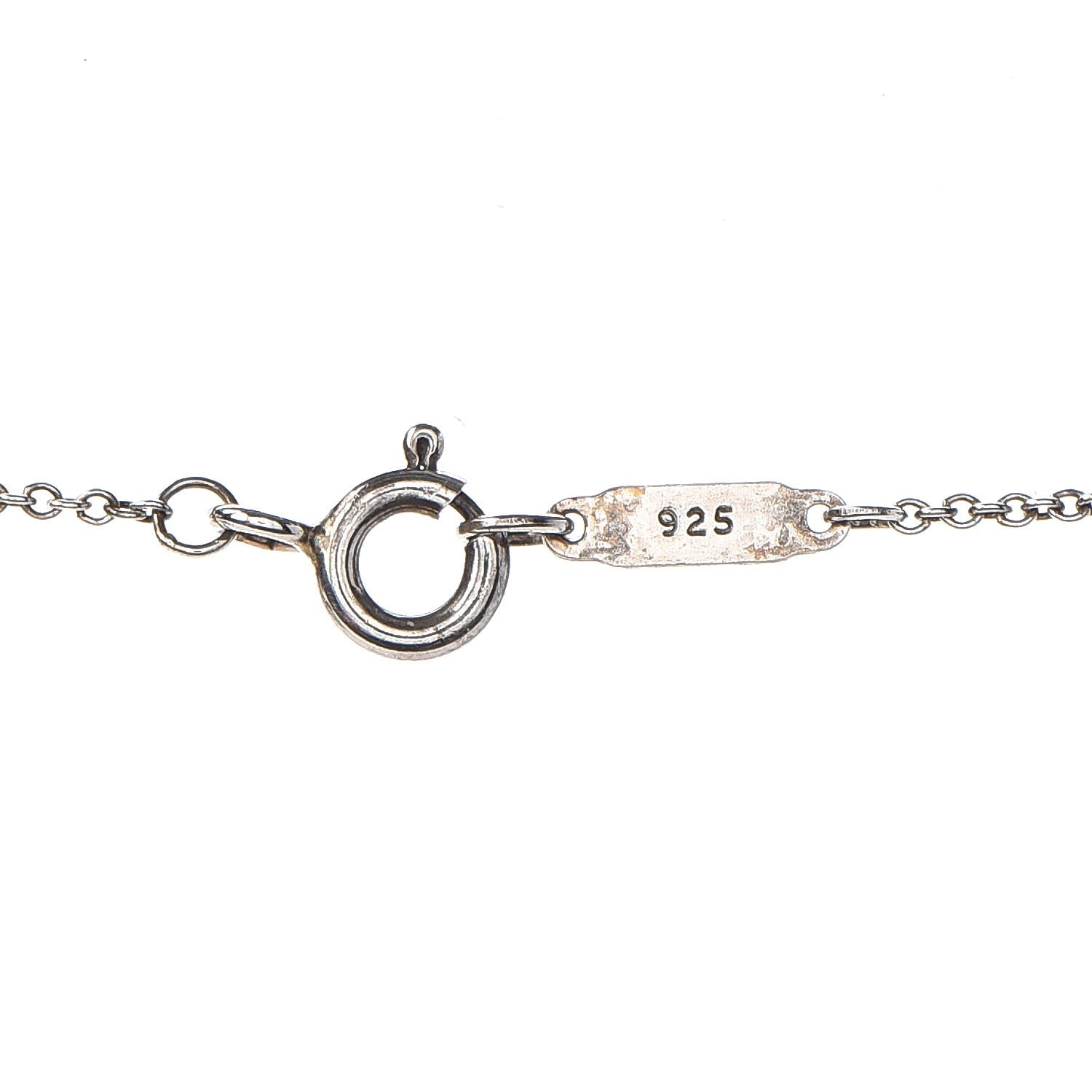 Tiffany Sterling Silver 18K Yellow Gold 1837 Interlocking Circles Pendant Necklace 5 of 8