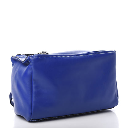 Givenchy Calfskin Mini Pandora Logo Strap Moroccan Blue 4 of 11