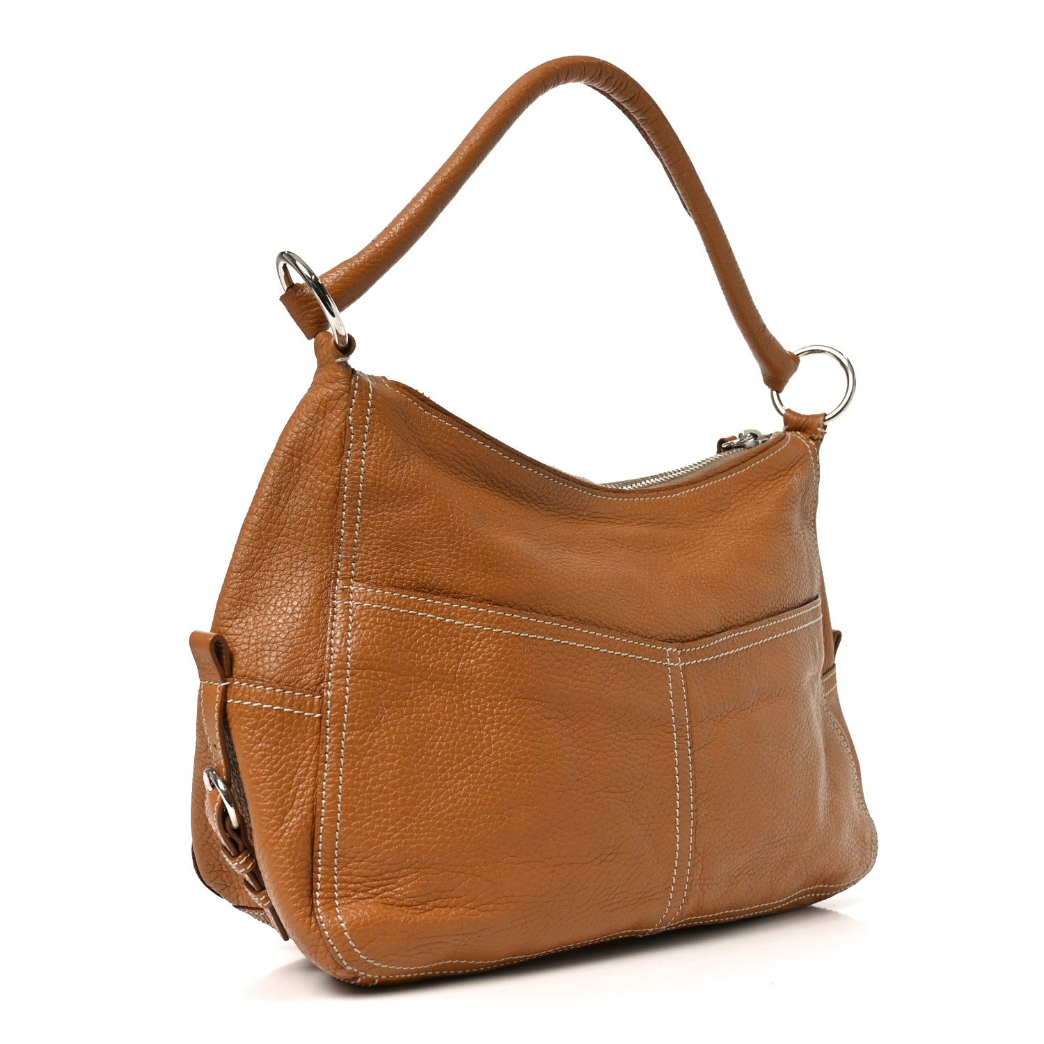 Prada Buffalo Pocket Shoulder Bag Tabacco 3 of 9