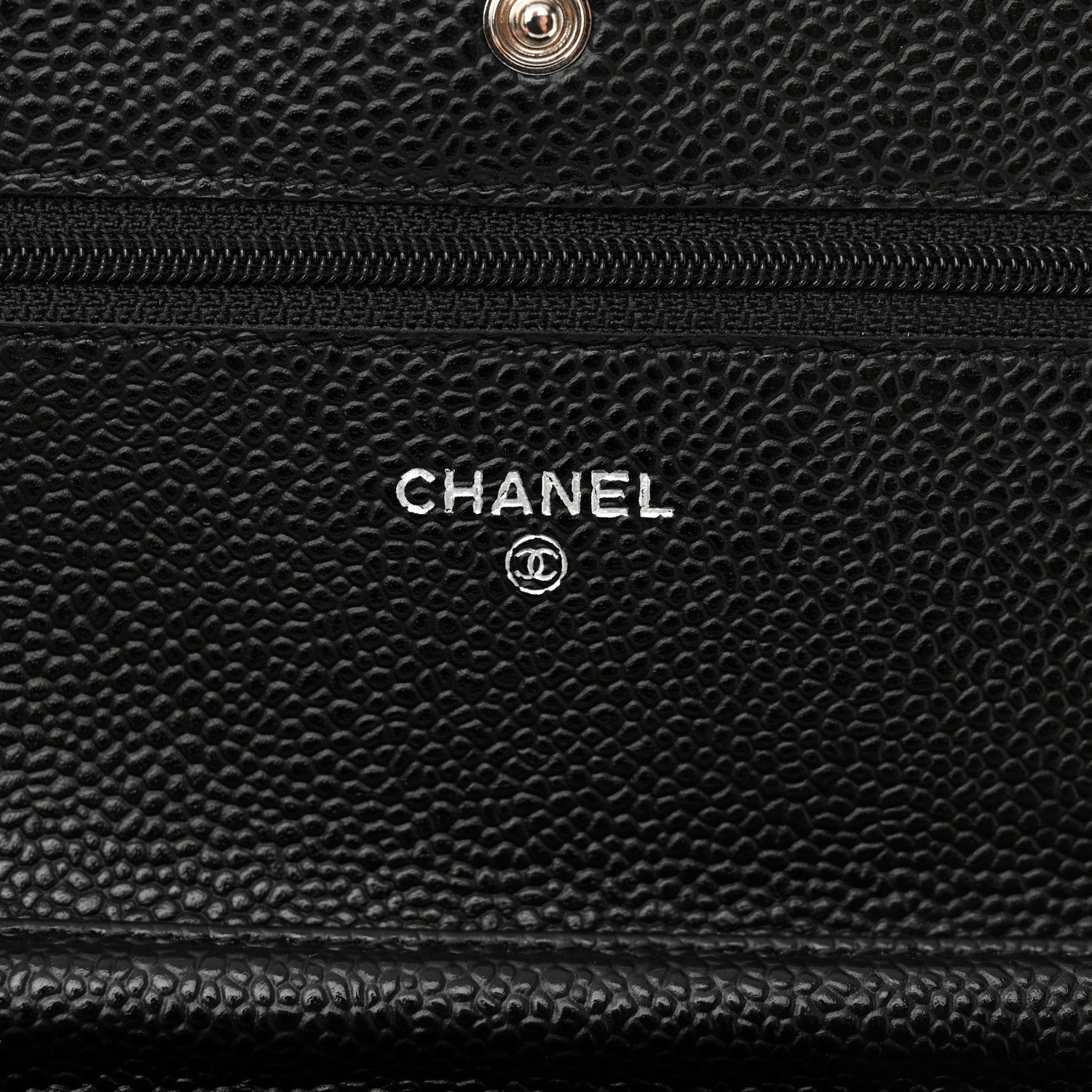 Chanel Caviar Quilted Wallet on Chain WOC Black 6 of 11