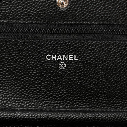 Chanel Caviar Quilted Wallet on Chain WOC Black 6 of 11