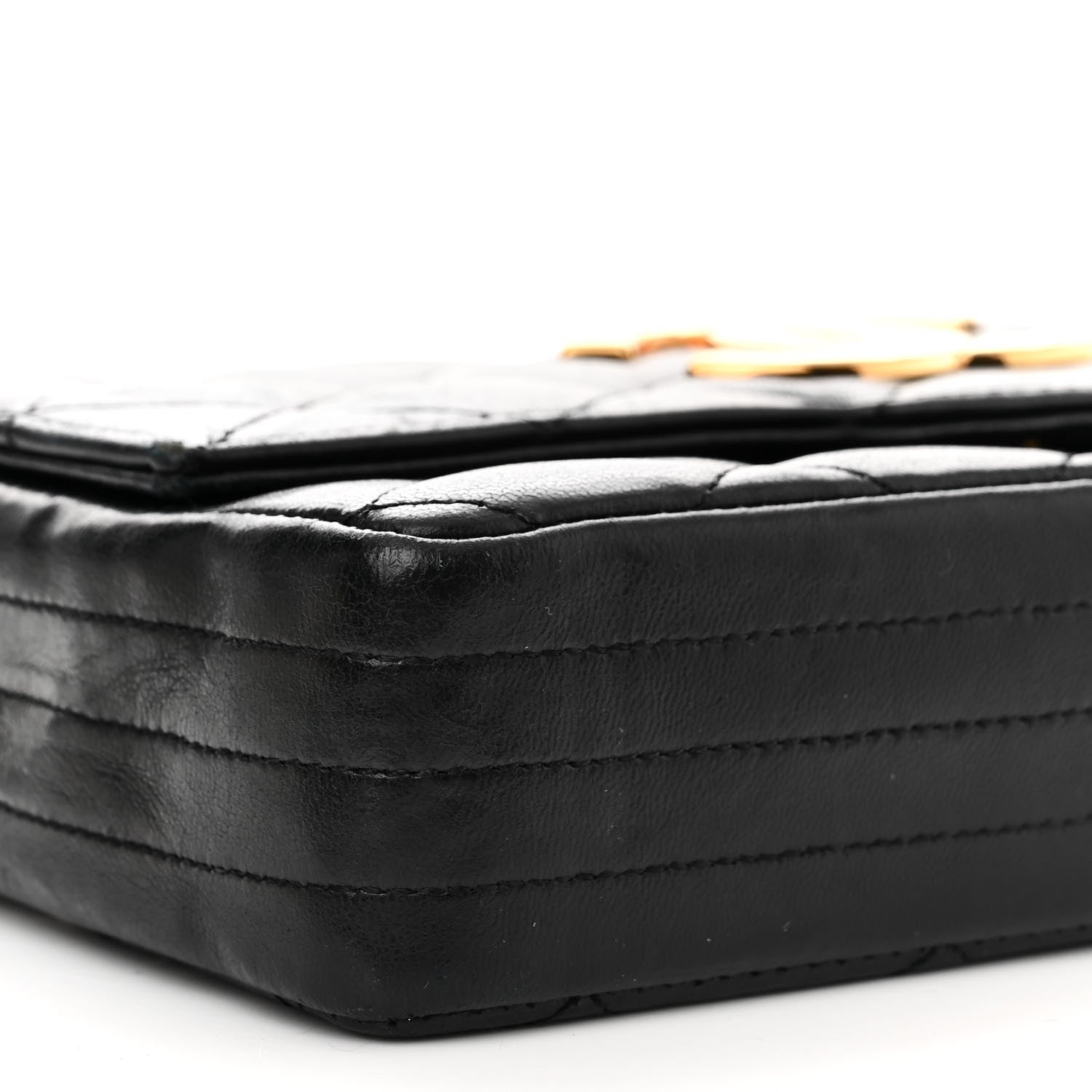 Chanel Lambskin Quilted Single Flap Black 9 of 12