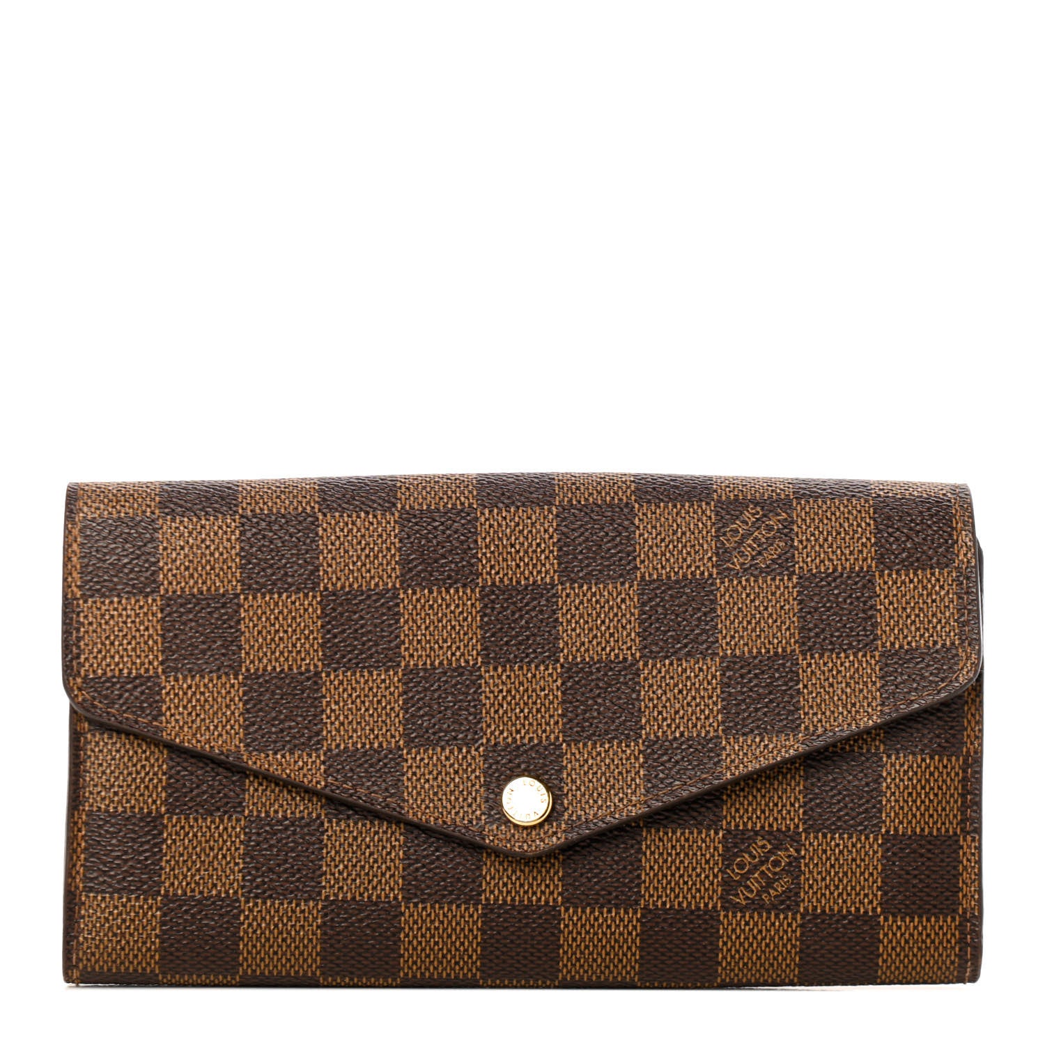 Louis Vuitton Damier Ebene Sarah Wallet NM 1 of 8