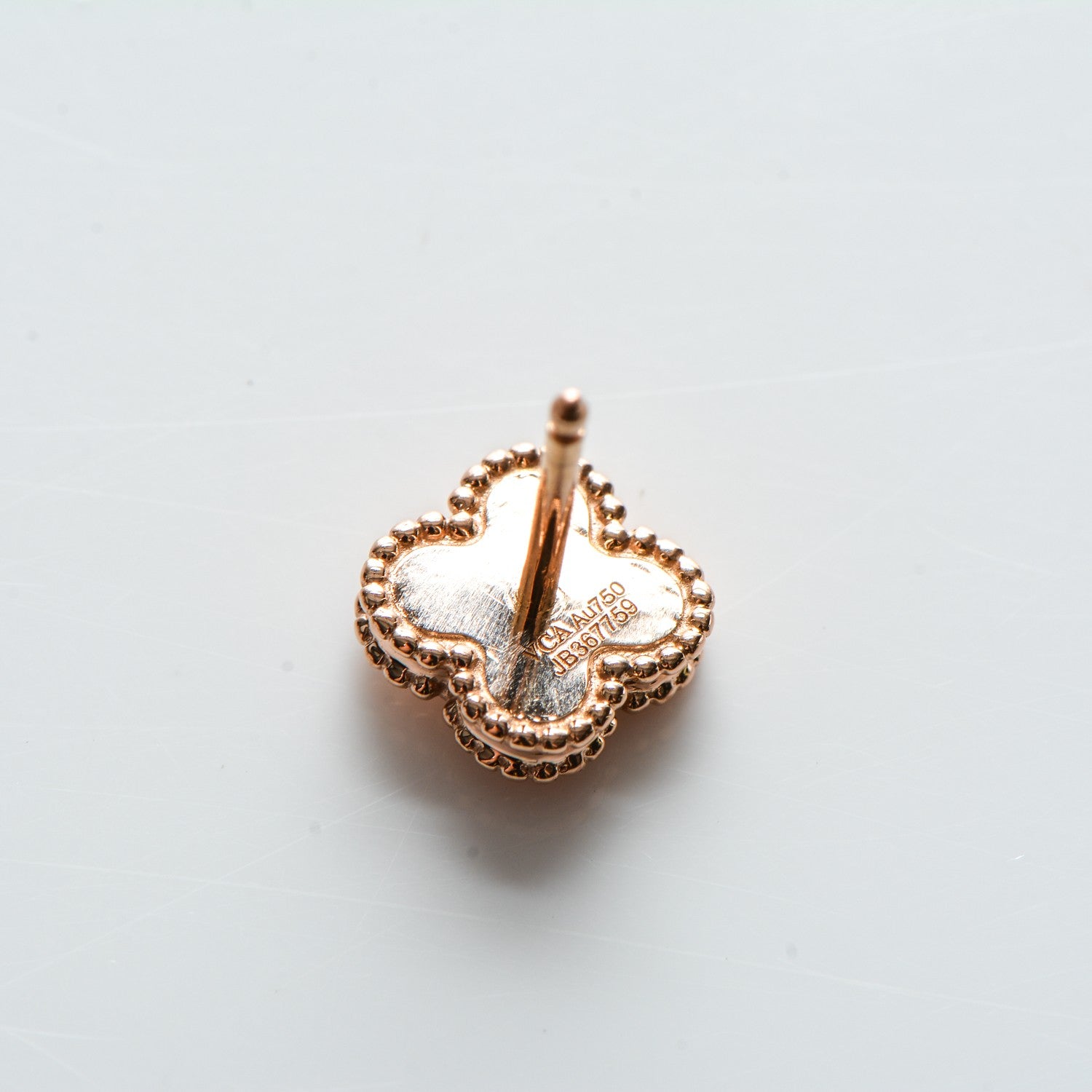 Van Cleef & Arpels 18K Rose Gold Sweet Alhambra Earrings 4 of 5