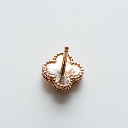 Van Cleef & Arpels 18K Rose Gold Sweet Alhambra Earrings 4 of 5
