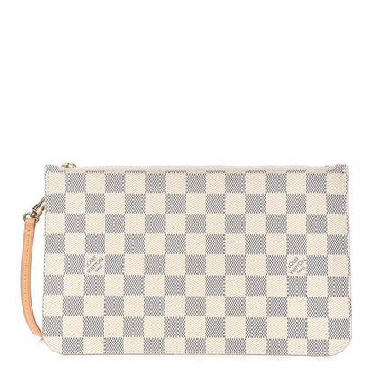 Louis Vuitton Damier Azur Neverfull MM GM Pochette 1 of 9