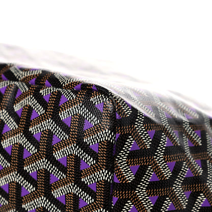 Goyard Goyardine Saint Louis Claire Voie GM Black Purple 10 of 13