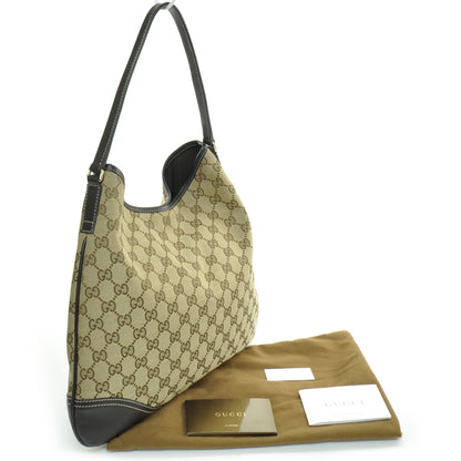 Gucci Monogram New Britt Medium Hobo Ebony 3 of 12