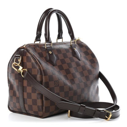 Louis Vuitton Damier Ebene Speedy Bandouliere 25 3 of 13
