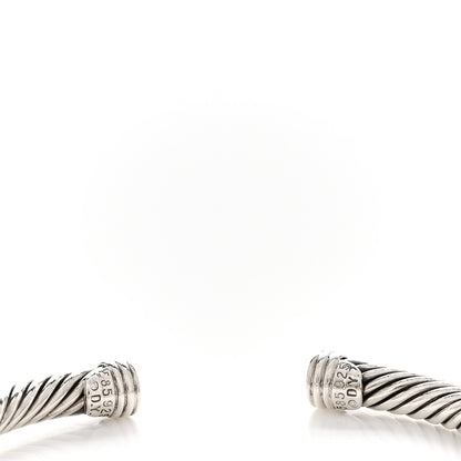 David Yurman Sterling Silver 14K Yellow Gold Black Onyx 5mm Noblesse Cable Bracelet 3 of 3