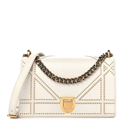 Christian Dior Lambskin Studded Medium Diorama Flap Bag Latte 1 of 4