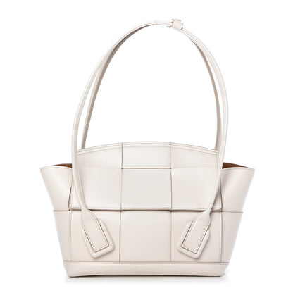 Bottega Veneta French Calfskin Maxi Intrecciato Small Arco Bianco 1 of 9