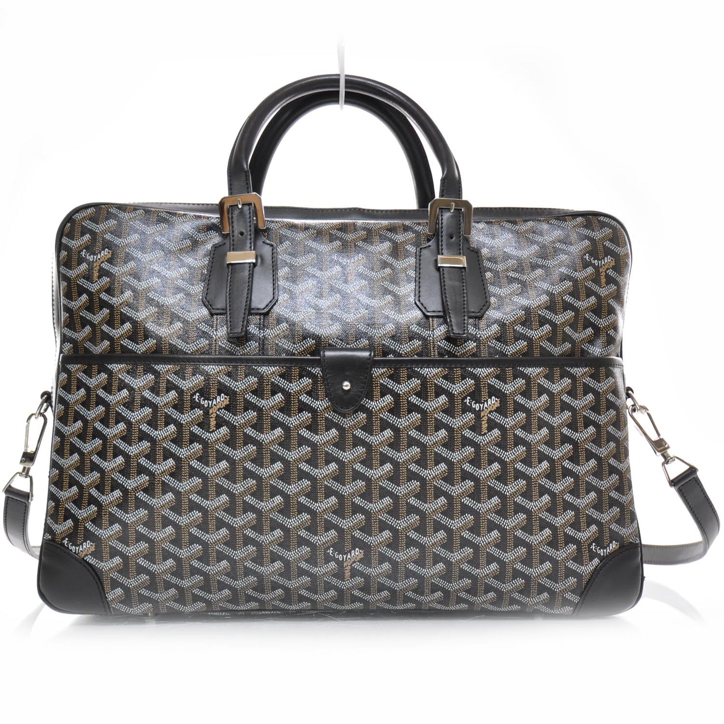 Goyardine Ambassade Briefcase Black