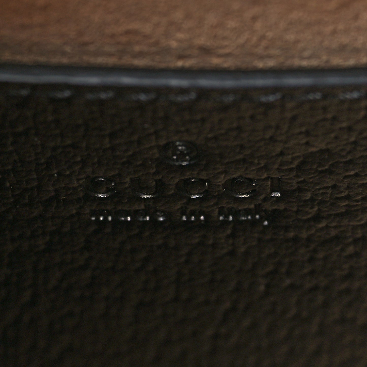 Textured Dollar Calfskin Web Mini Diana Tote Bag Black