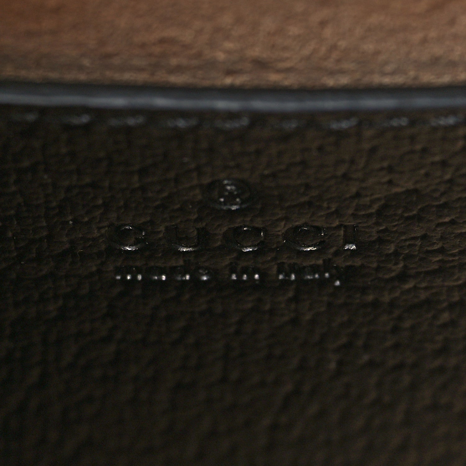 Gucci Textured Dollar Calfskin Web Mini Diana Tote Bag Black 5 of 5