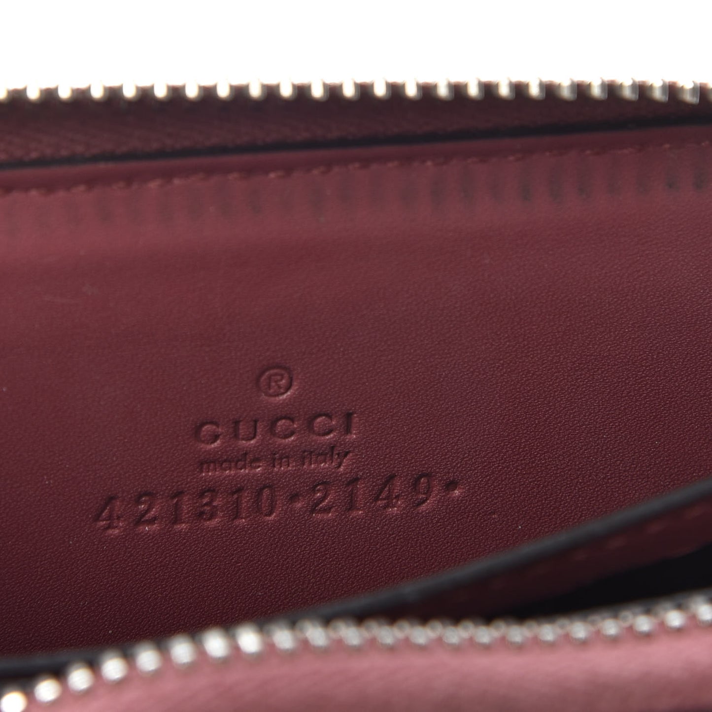 GG Supreme Monogram Blooms Zip Around Card Case Wallet Beige Multicolor Dry Rose