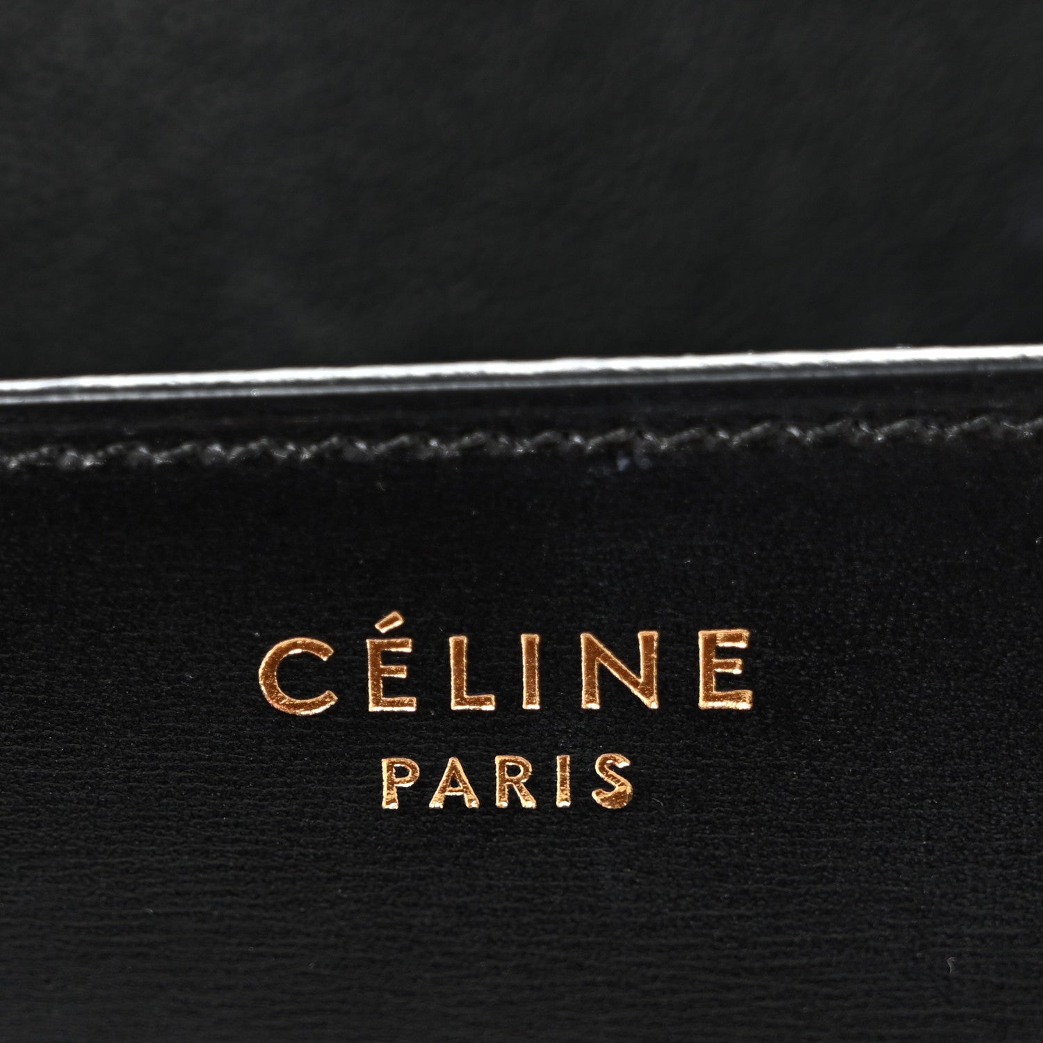 Celine Box Calfskin Medium Classic Box Flap Bag Black 6 of 12