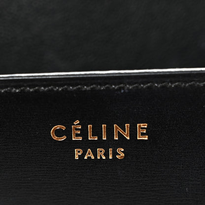 Celine Box Calfskin Medium Classic Box Flap Bag Black 6 of 12