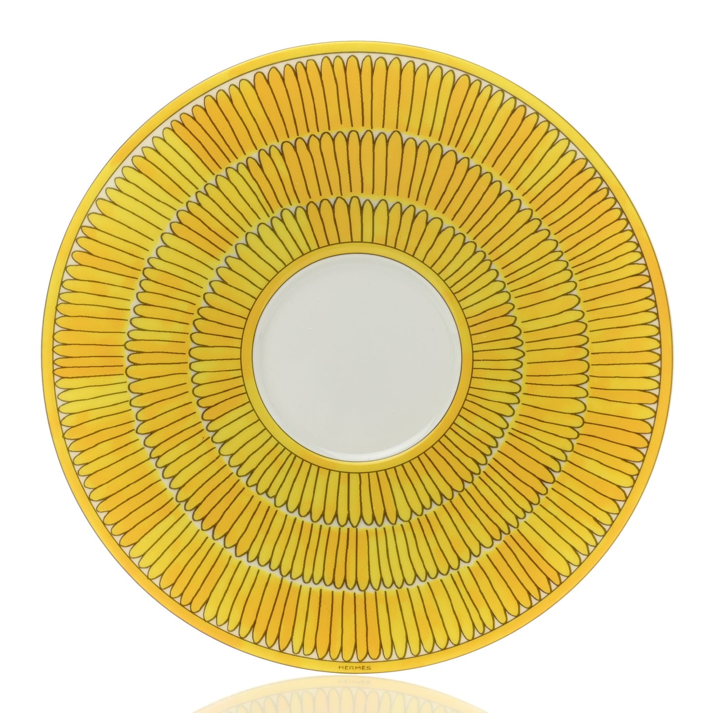 Porcelain Soleil d'Hermes Breakfast Cup And Saucer Set Of 2
