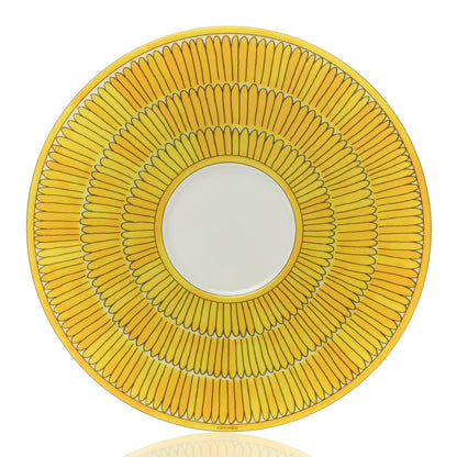 Hermes Porcelain Soleil d'Hermes Breakfast Cup And Saucer Set Of 2 4 of 13