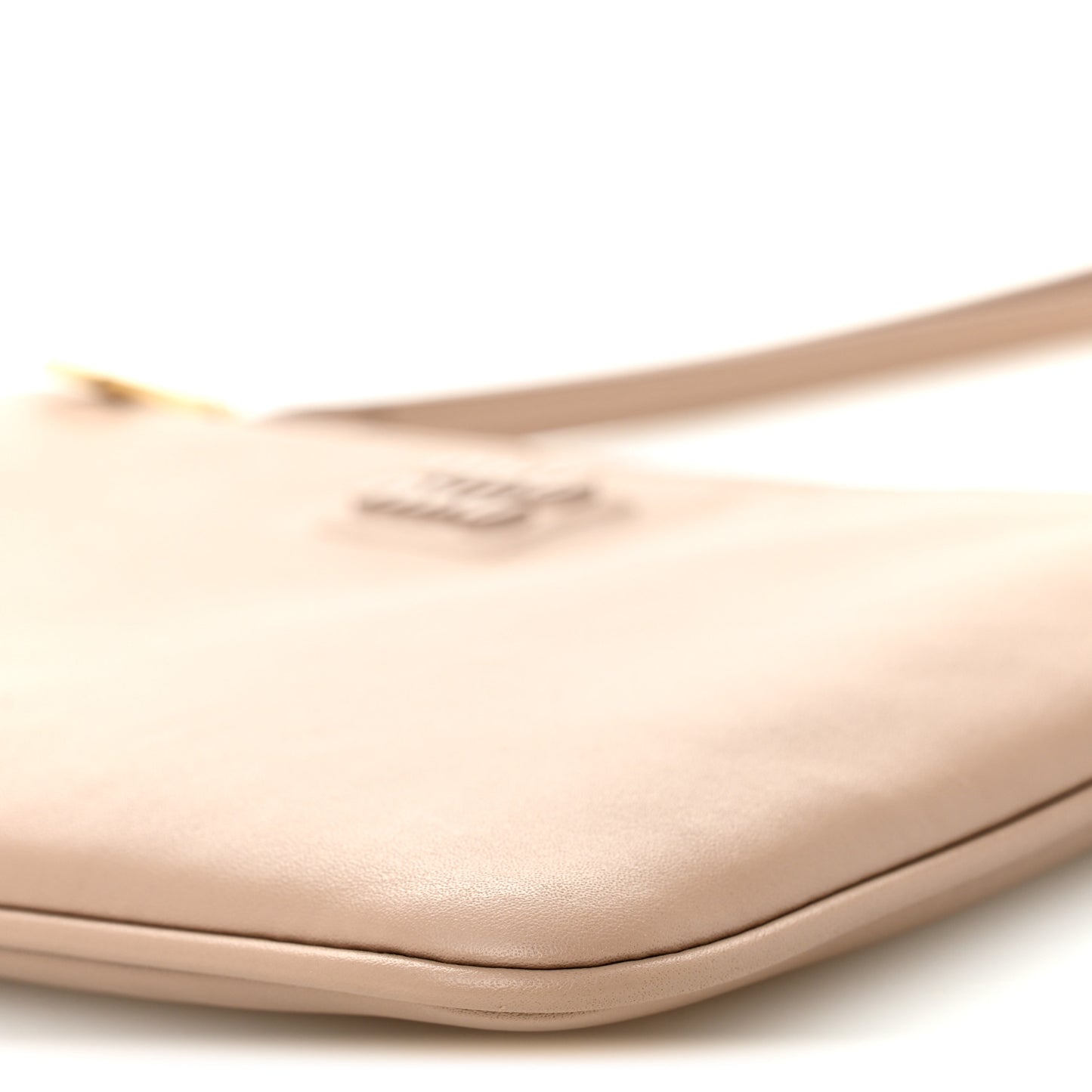 Nappa Wristlet Beige