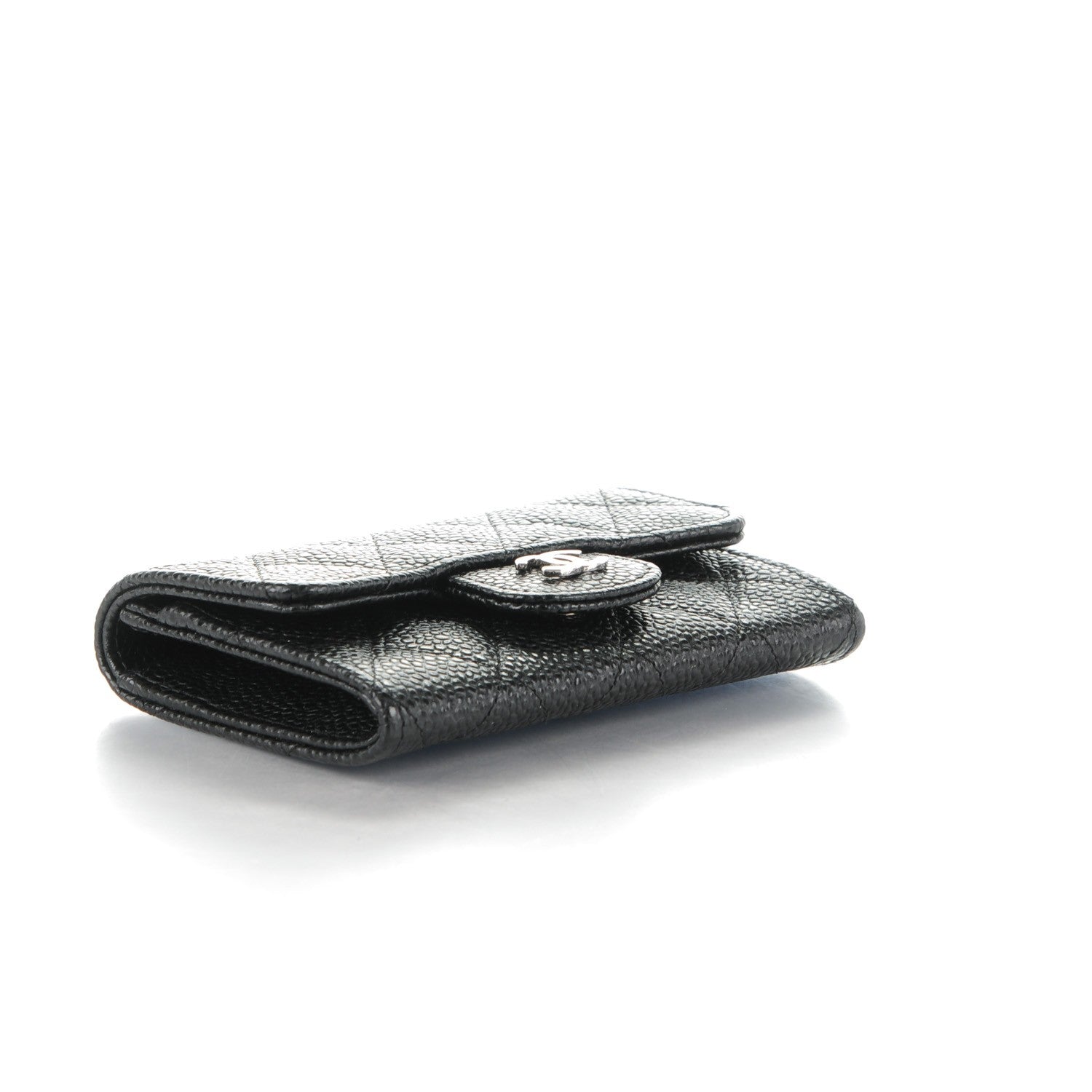 Chanel Caviar Quilted Flap Card Holder Black 4 of 8