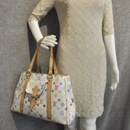 Louis Vuitton Monogram Multicolor Aurelia MM White 3 of 8