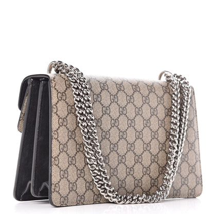 Gucci GG Supreme Monogram Small Dionysus Shoulder Bag Black 3 of 13