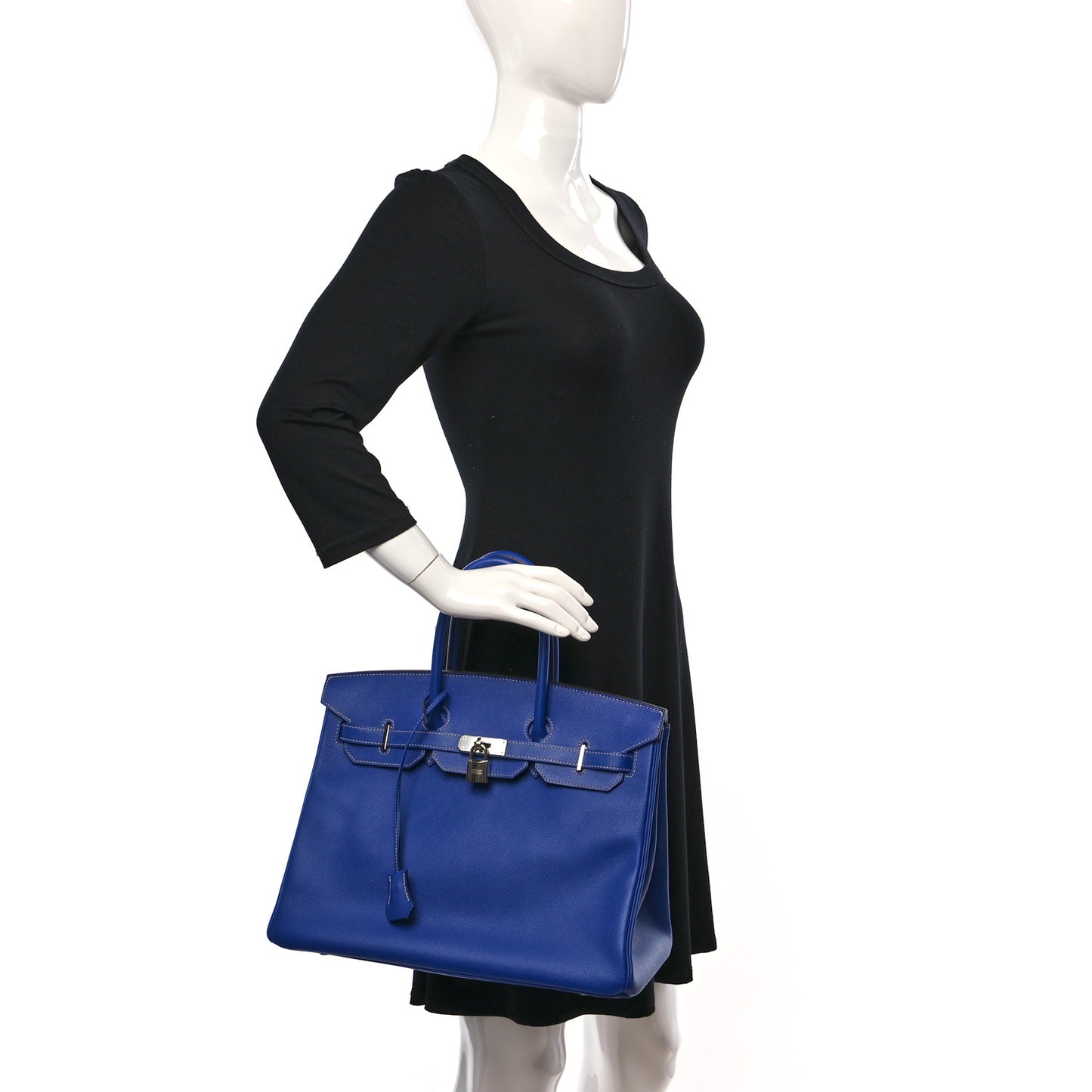 Epsom Candy Birkin 35 Bleu Electrique Mykonos