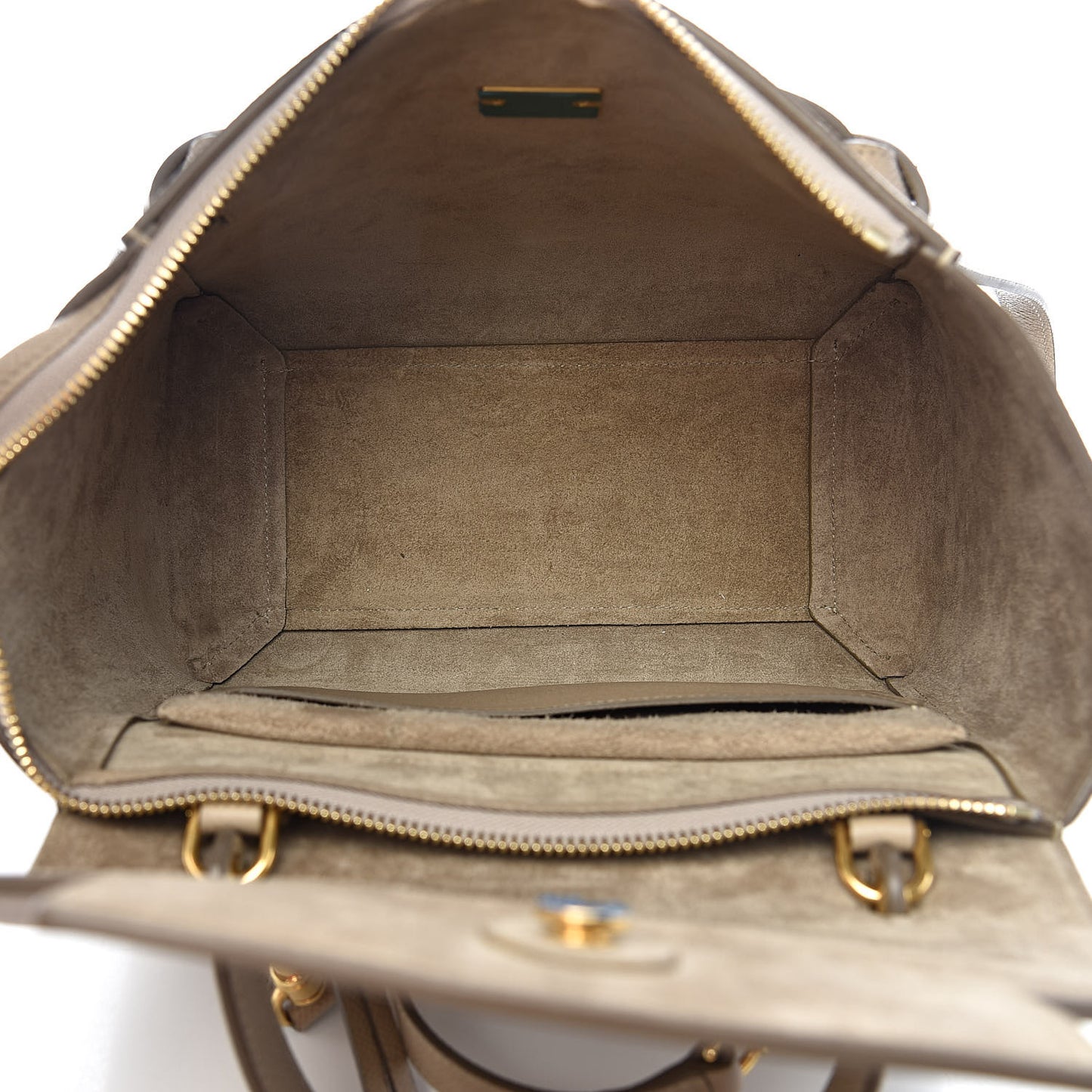 Grained Calfskin Micro Belt Bag Light Taupe