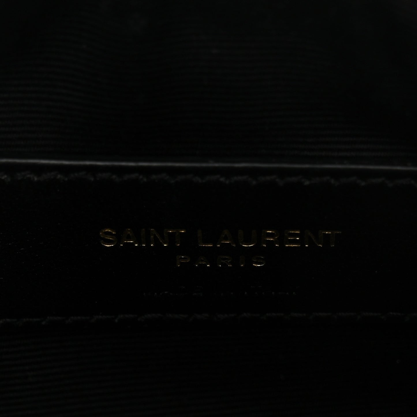 Lambskin Monogram Mini Sade Tube Bag Black