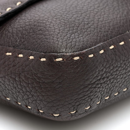 Fendi Cuoio Romano Selleria Baguette Testa di Moro 8 of 9