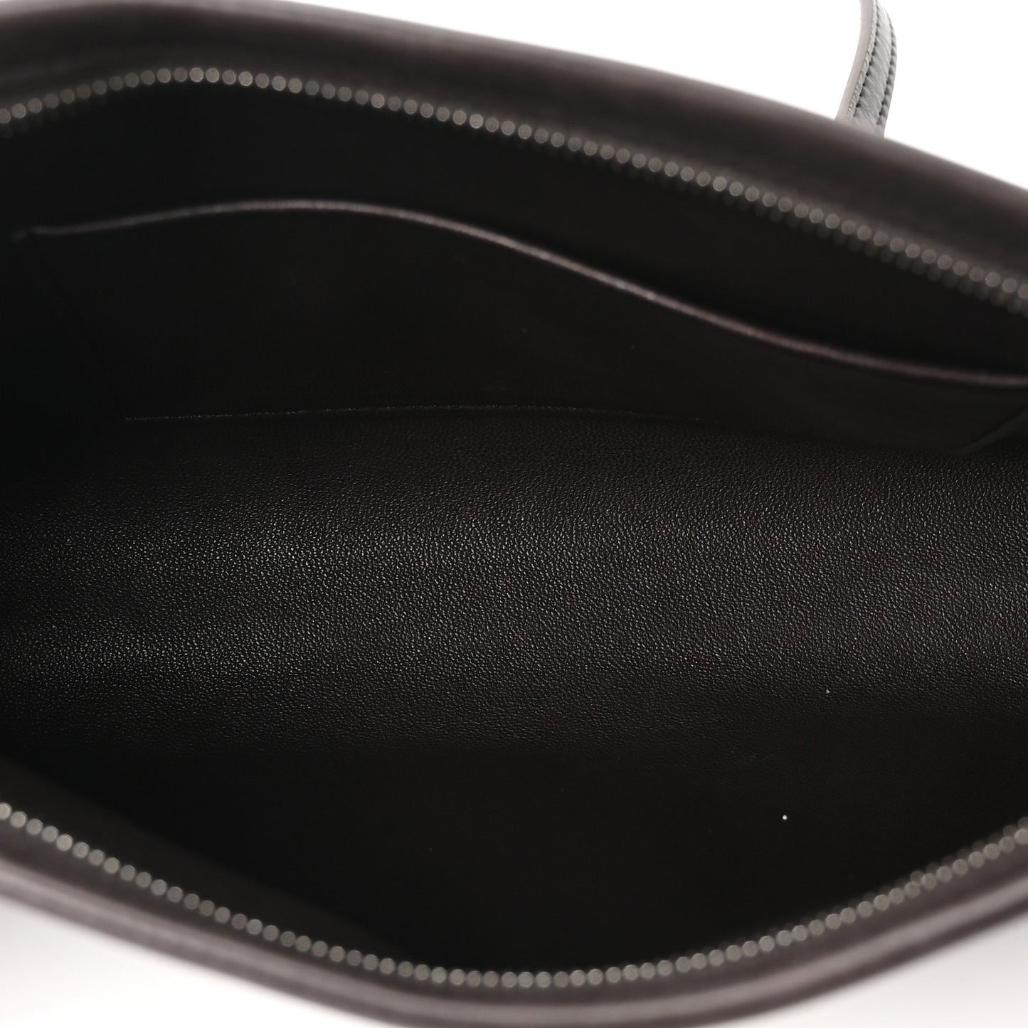 Grained Calfskin Rene Crossbody Dark Brown