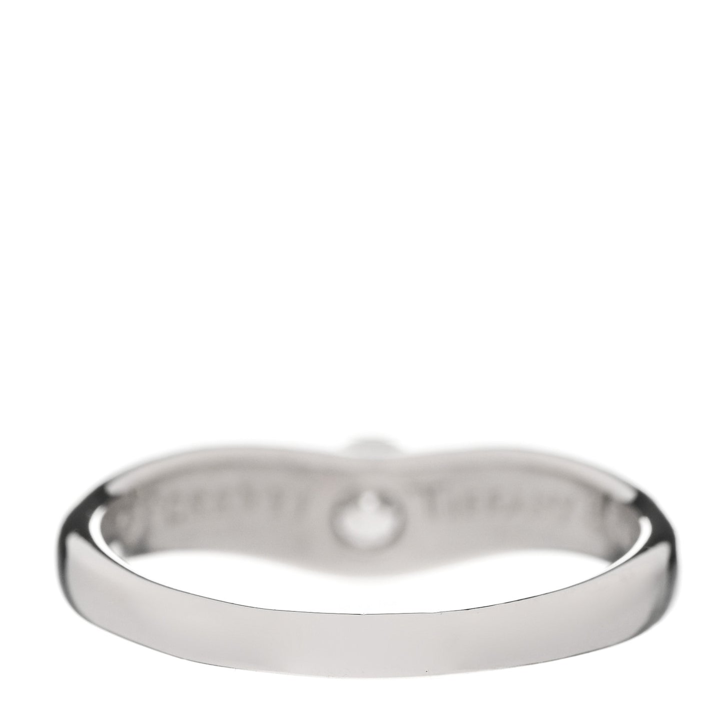 Platinum Diamond Elsa Peretti Curved Band Ring 52 6